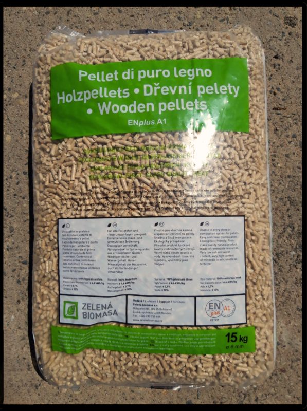 WOODEN Pelety ENplus A1 